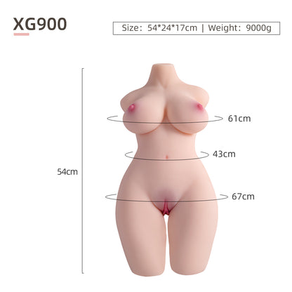 Female Torso with Skeleton (Usable Breasts)-XG1050-B